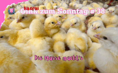 # 38 Oink zum Sonntag – Die Masse macht’s
